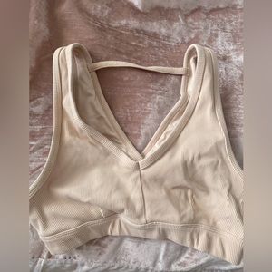 Alo yoga blush pink sports bra